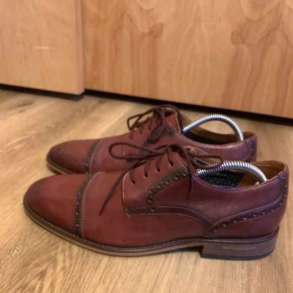 Bostonian Dress Shoes Lace Up. Cap Toe size 8.5